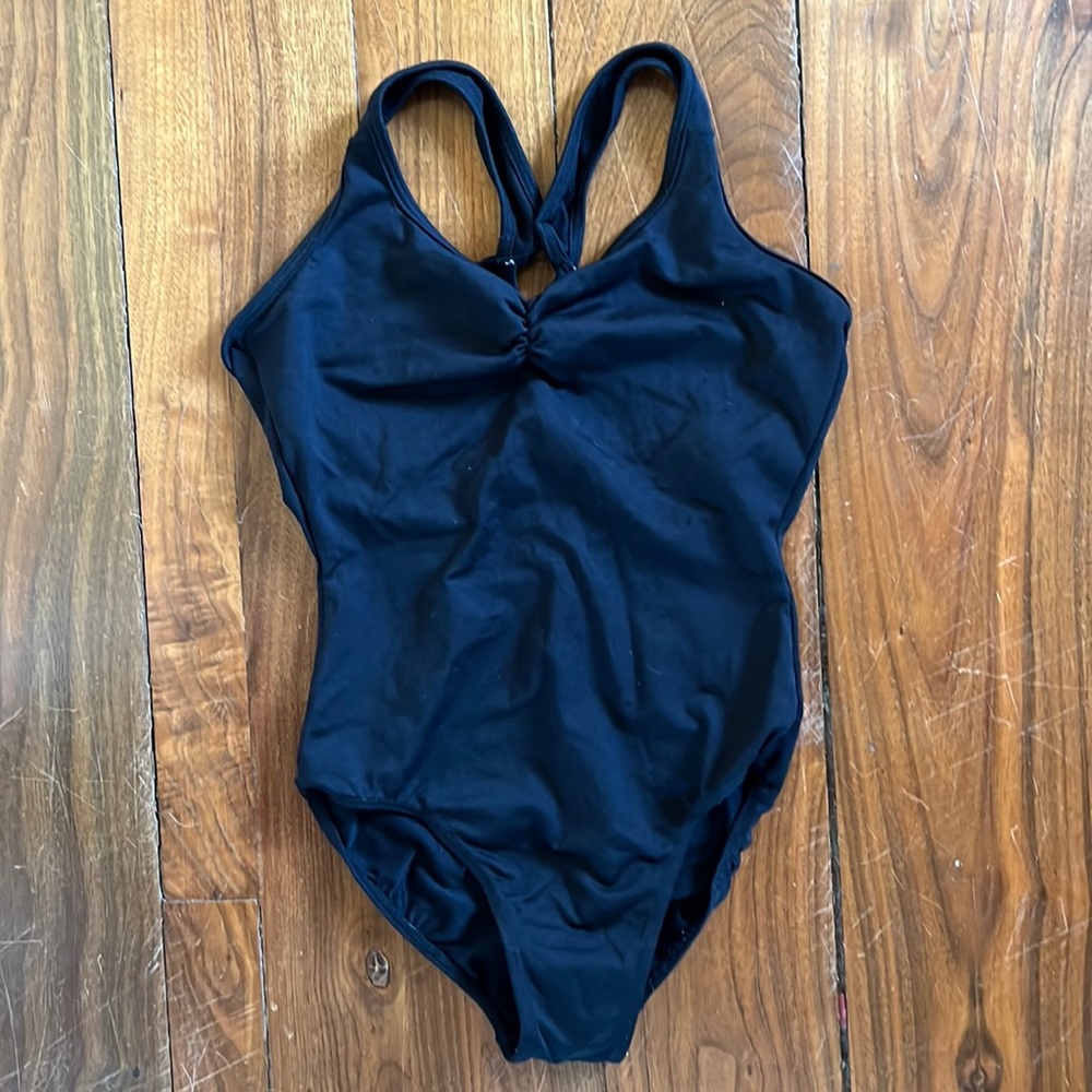 SoDanca black dance ballet leotard Size Small